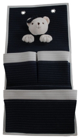 Anne Home, Bear 3-Pocket Wall Hanger