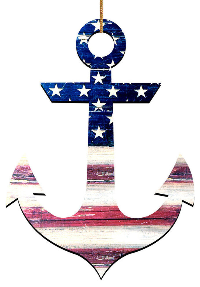 American Flag Anchor Magnets, Set of 3