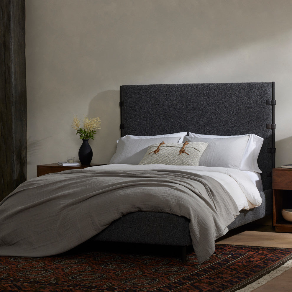 Anderson Bed-Knoll Charcoal-Queen
