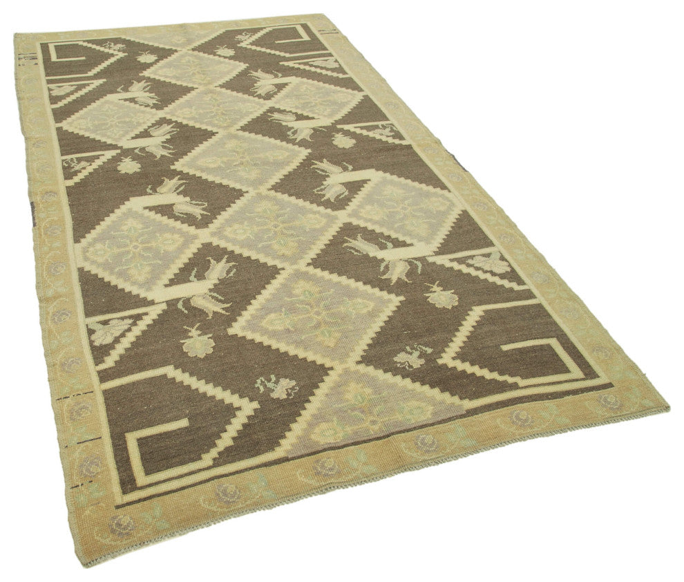 Rug N Carpet - Handwoven Anatolian 4' 7'' x 8' 2'' Decorative Wool Rug