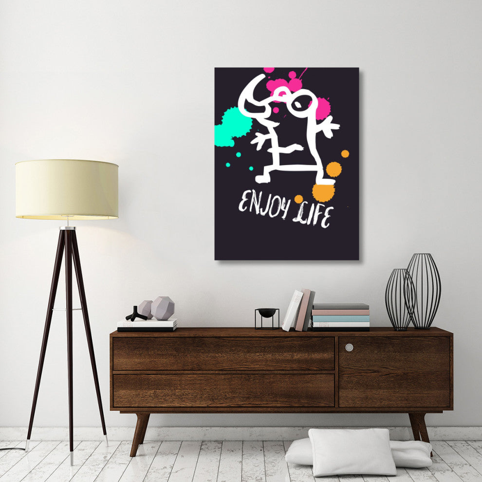 "Enjoy Life Poster 2" Fine Art Print