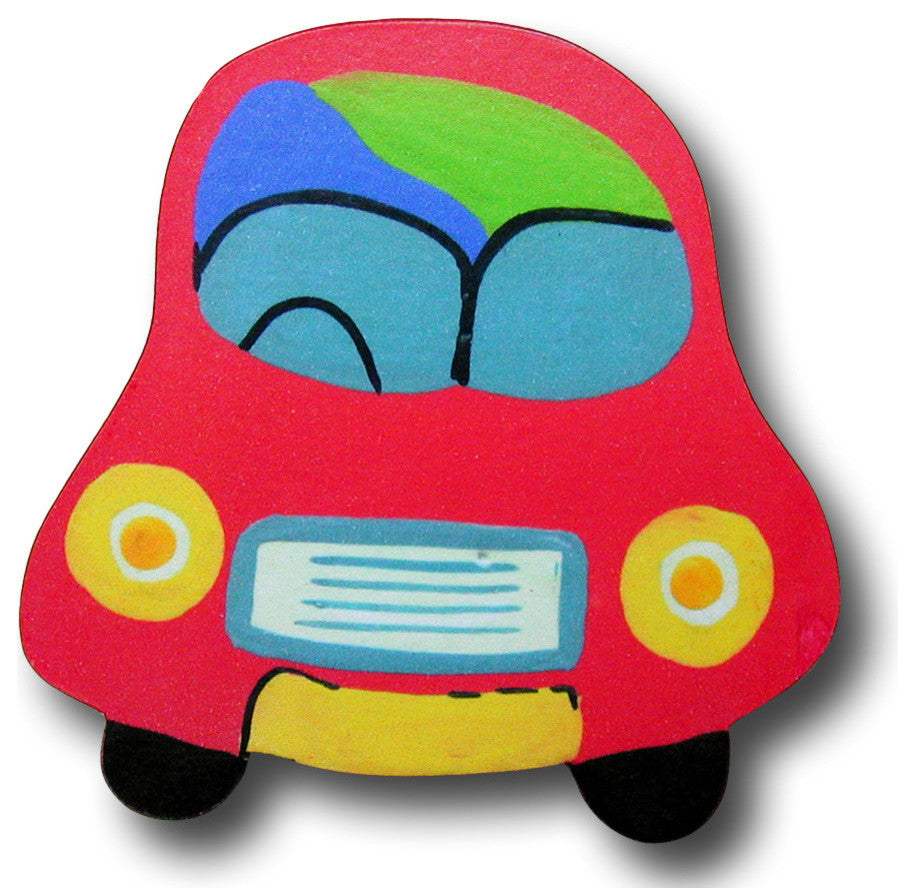 ToyTown Car Wooden Drawer Pull