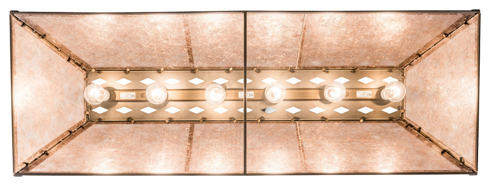48 Long Tri-Panel Oblong Pendant