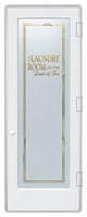 Laundry Door - Loads of Fun - Primed - 36" x 80" - Knob on Left - Push Open