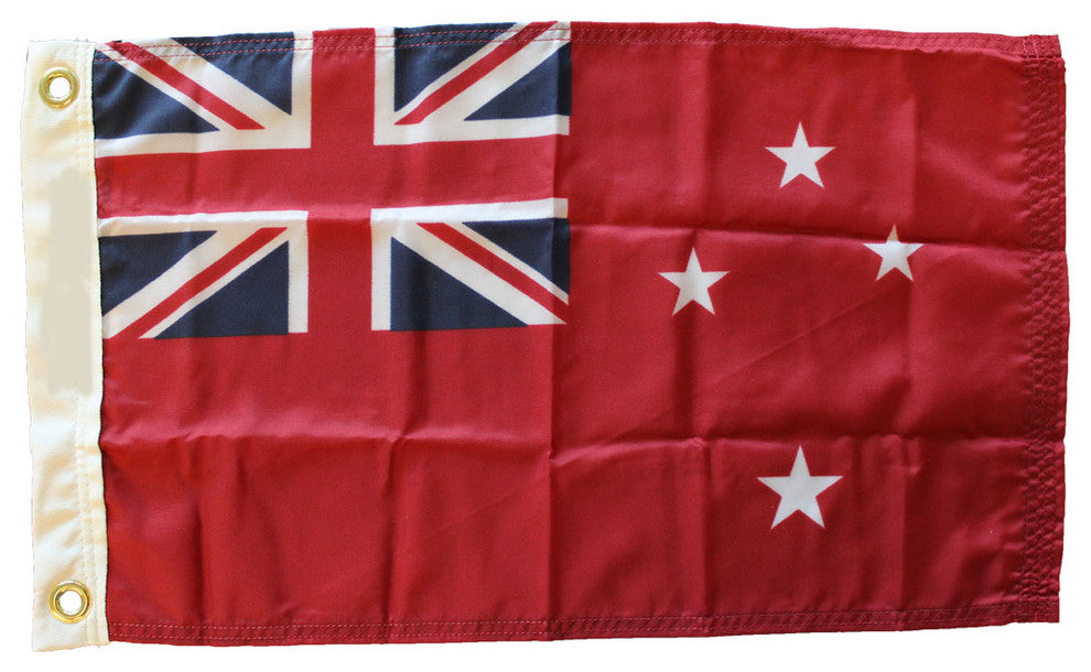 New Zealand, 12"x18" Nylon Flag, Red Ensign