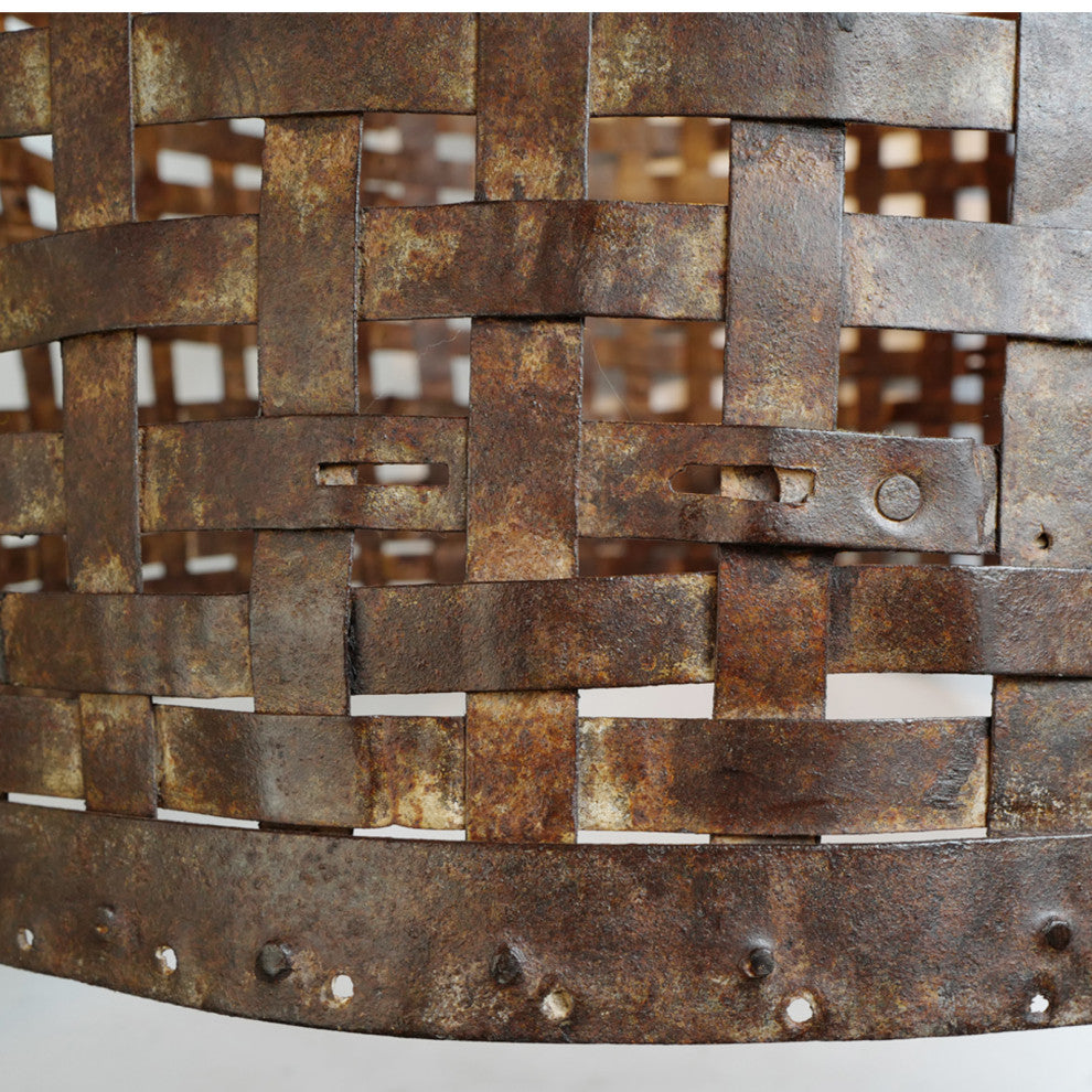 Industrial Iron Cage Lantern