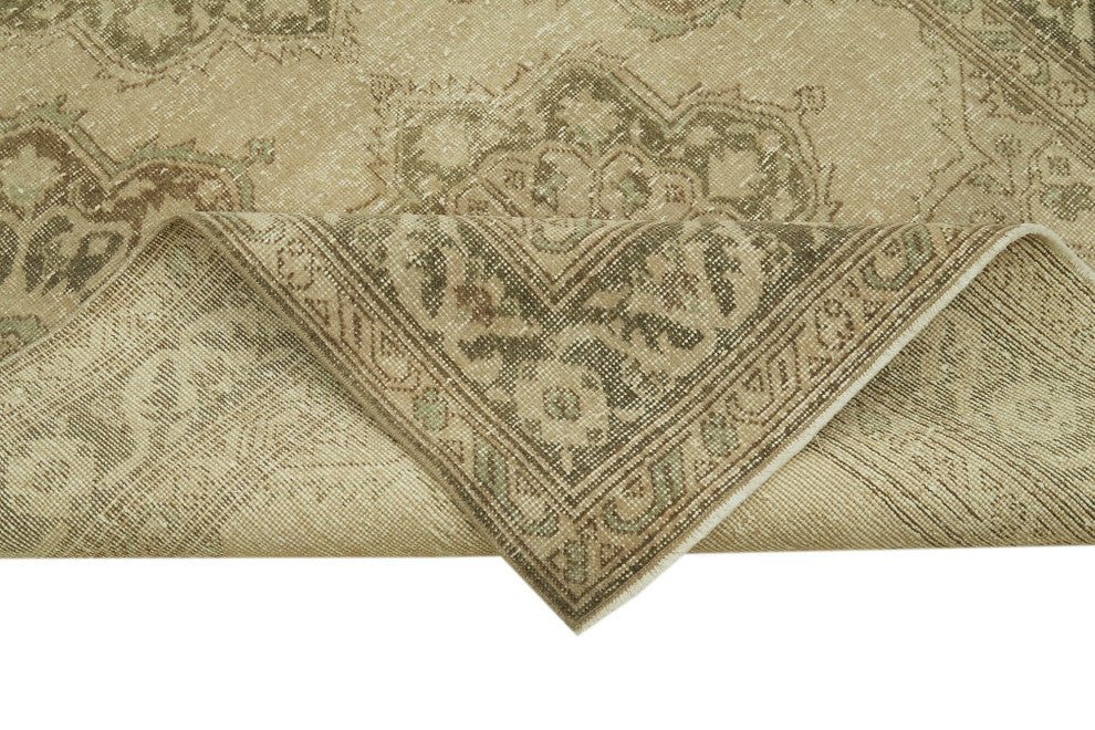 Rug N Carpet - Hand-knotted Anatolian 4' 6" x 12' 8" Rustic Runner Rug