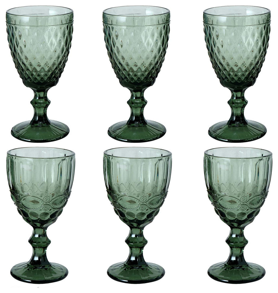 6 Piece Wine Goblet Set
