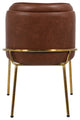Jagger Upholstered Dining Chair, Brown, Set of 2