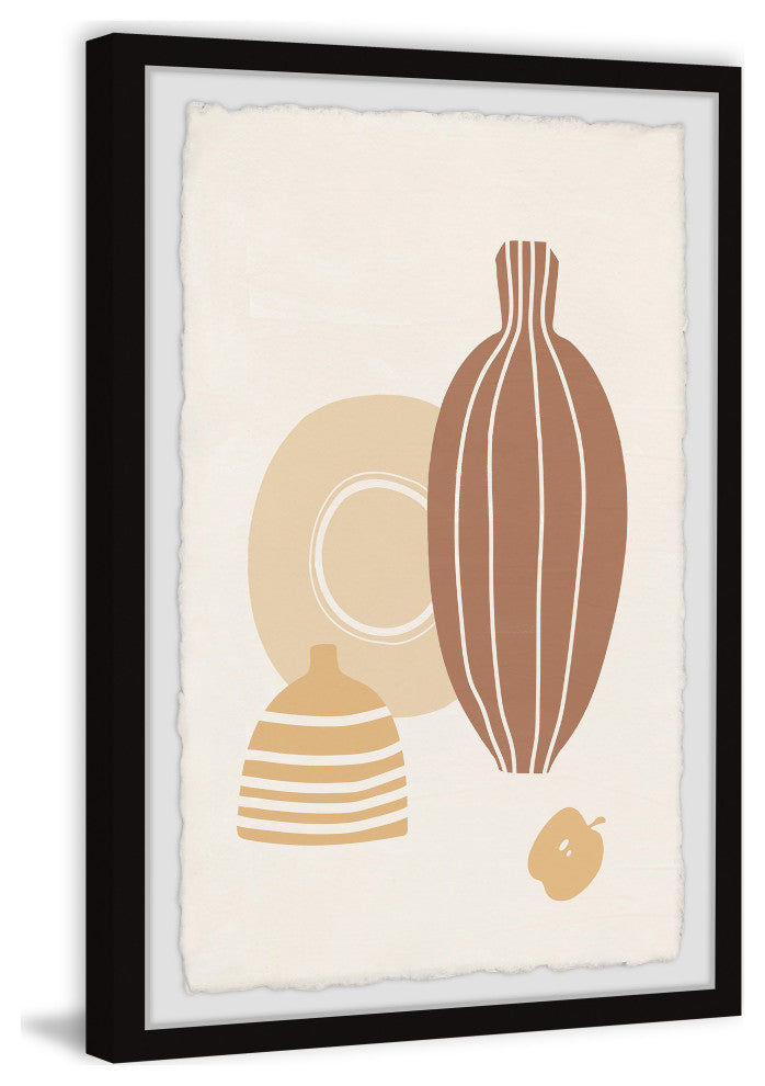 "Perfect Stripes" Framed Painting Print, 8x12