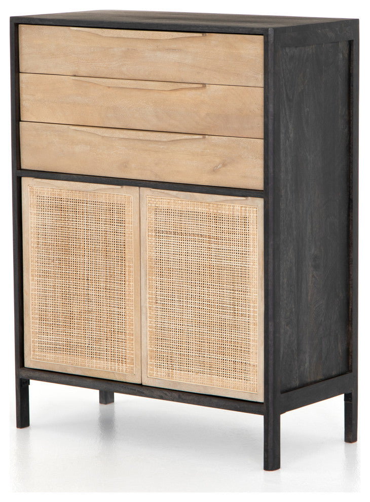 Sydney Tall Dresser, Black Wash