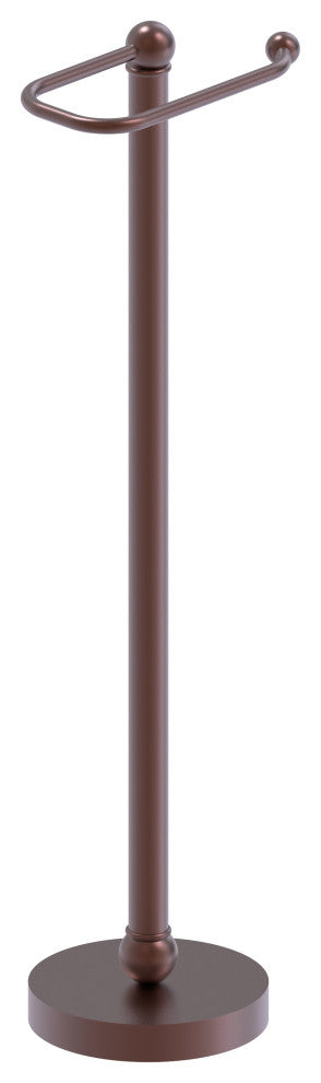 Free Standing Toilet Tissue Holder, Antique Copper