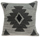 HomeRoots Square Southwest Gray Accent Pillow Cover