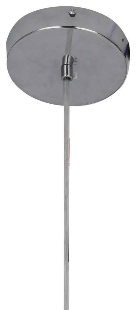 BETHEL INTERNATIONAL OCH04P7BR 1-Light LED Pendant, Brass