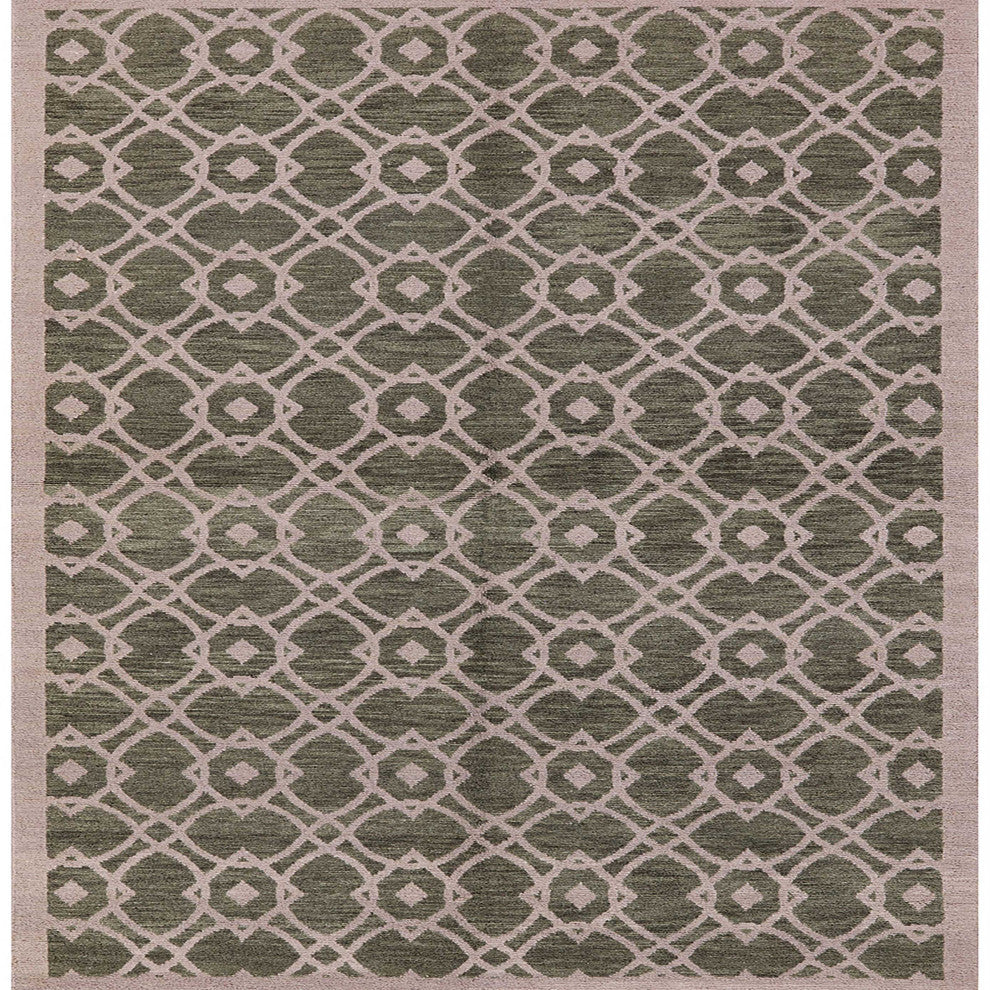 Ahgly Company Indoor Square Mid-Century Modern Area Rugs, 6' Square
