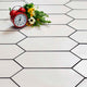 Kite White Porcelain Floor and Wall Tile