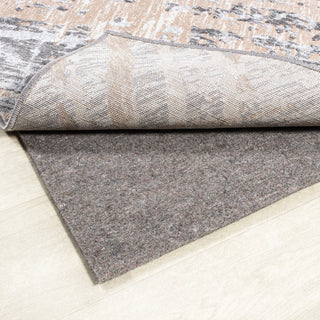 Duo-Lock Rug Pad Gray/Brown, Area Rug Pad, 2 X 8