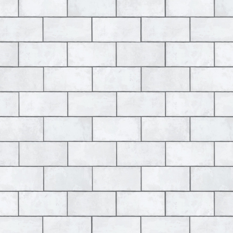 Biarritz Ceramic Wall Tile, White