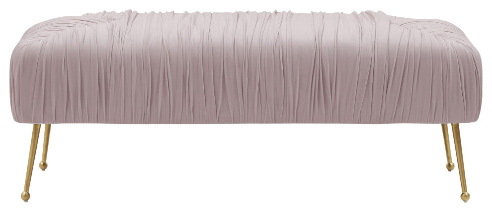 Jessica Mauve Velvet Bench