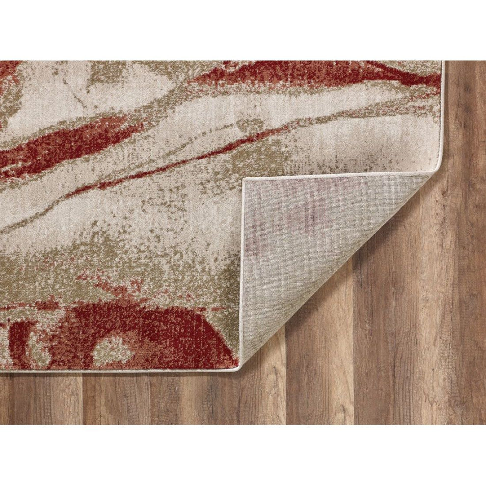 KAS Avalon 5619 Ivory/Brown Wonder Area Rug, 2' x 7'7" Runner