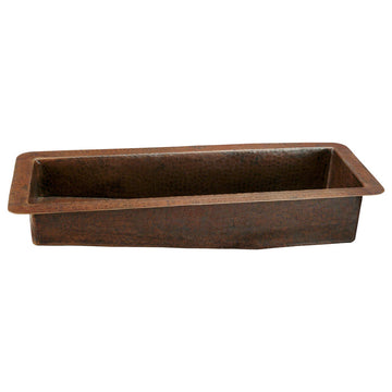 Native Trails CPS10 Rio 30" Drop-In or Undermount Single Basin - Antique Copper