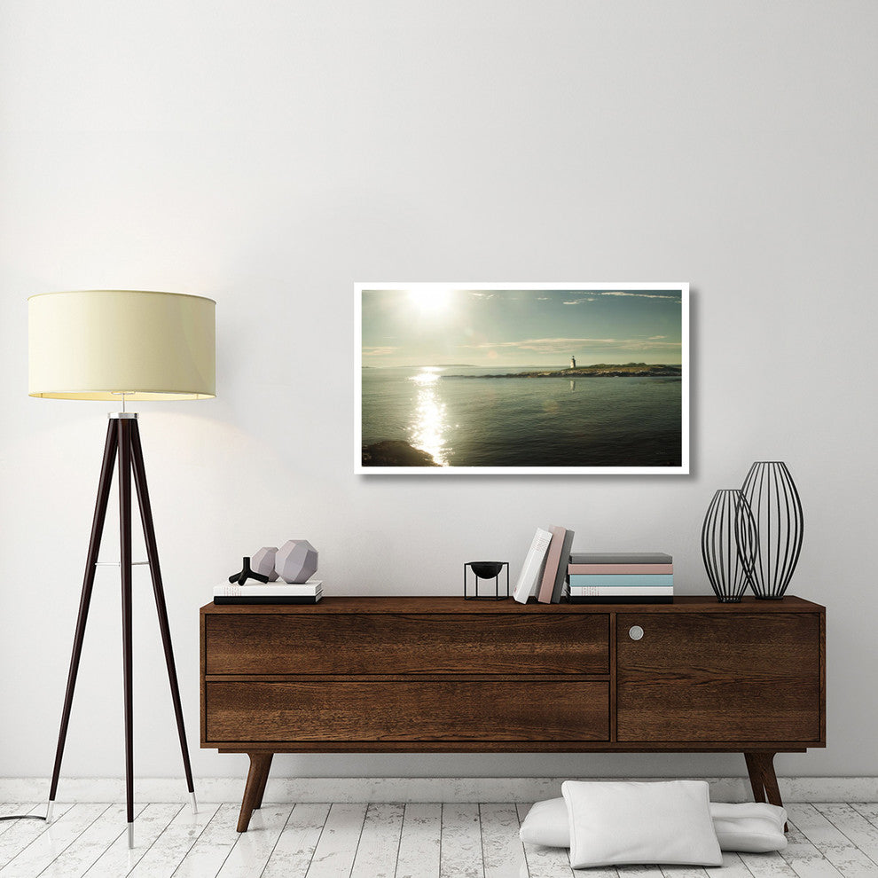 "Lighthouse Sound" Digital Paper Print by Sue Schlabach, 46"x26"