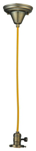 Meyda lighting 101553 5" Wide Antique Brass 1 Light Pendant Hardware