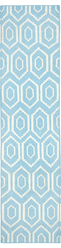 Safavieh Dhurries Dhu556B Blue, Ivory Area Rug