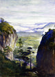 John La Farge View in Ceylon near Dambulla Looking Down Wall Decal