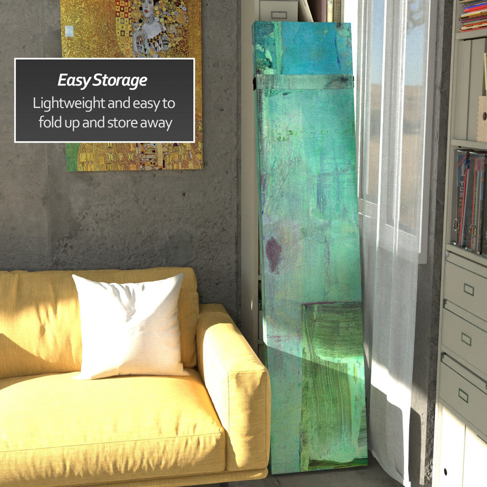 6' Tall Double Sided Aurora Canvas Room Divider