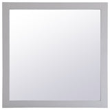 Anderson Square Vanity Mirror, 36", Gray