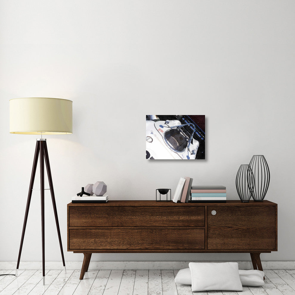 "Racing Car Cockpit Watercolor" Fine Art Print