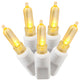Vickerman X4W7107 100 Yellow Italian Led Single Mold Christmas Light Strand