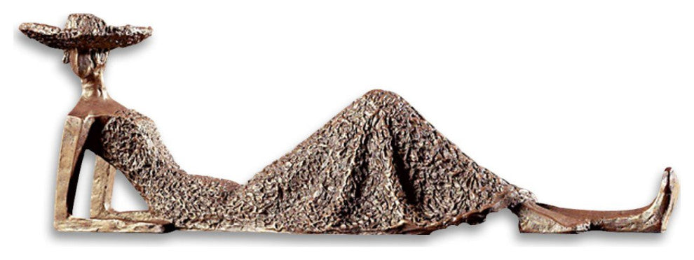 Uttermost Summer Days Antique Bronze Sculpture