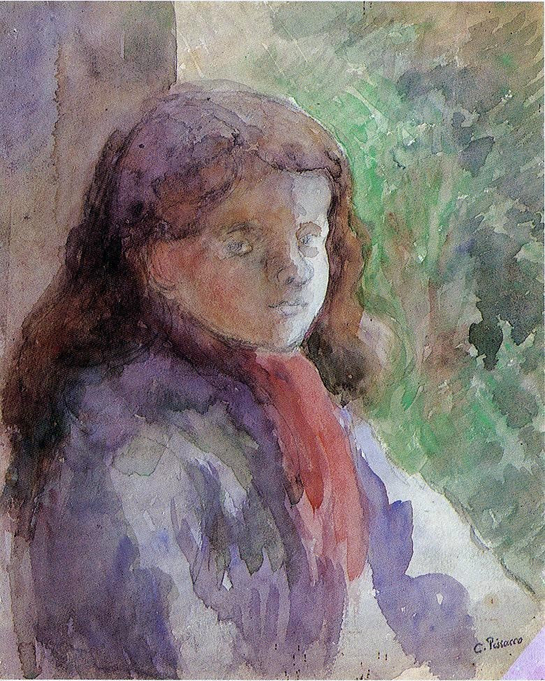 Camille Pissarro Portrait of the Artist's Son Ludovic-Rudolphe Wall Decal