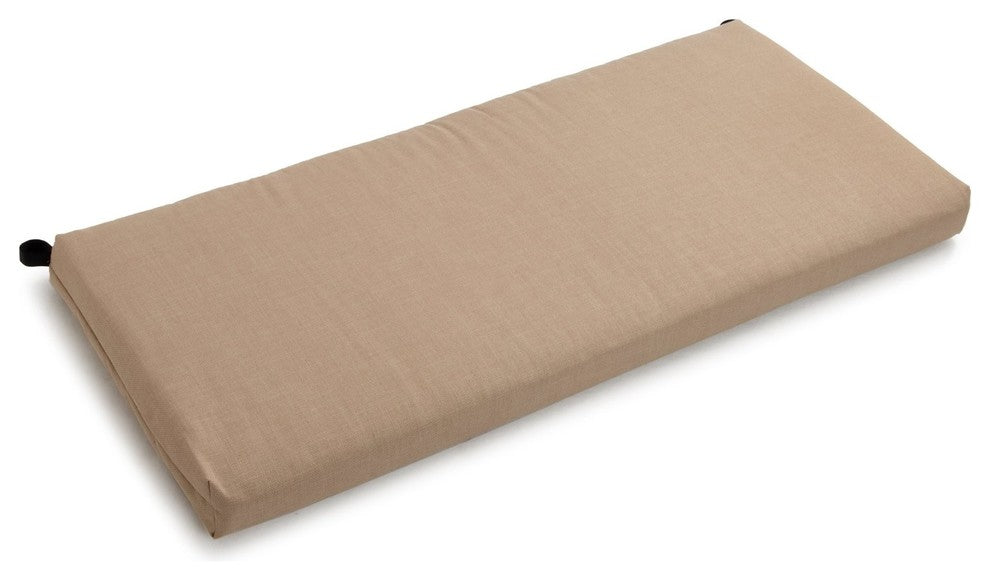 42"x19" Spun Polyester Loveseat Cushion, Sandstone