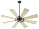Quorum 30608-59 60"Patio Fan, Matte Black Finish