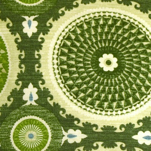 Bohemian Medallion Throw Pillow, Green, 20"x20"