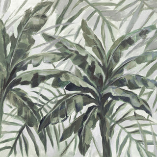 "Green Leaf I" Painting Print on Wrapped Canvas, 40"x40"