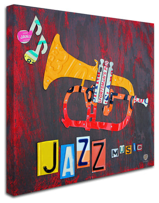 "Jazz Series Trumpet" Canvas Art by Design Turnpike