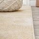 Petalo Abstract Two-Tone Modern Gold/Cream 5 ft. x 8 ft. Area Rug