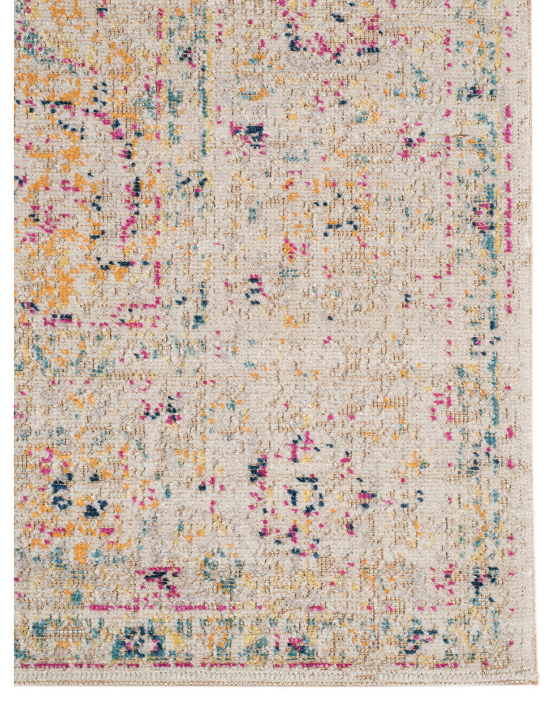 Eternal Solidad Area Rug, Ivory, 7'6" x 9'6", Oriental