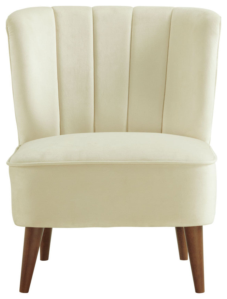 Picket House Corbin Tufted Accent Chair, Cream