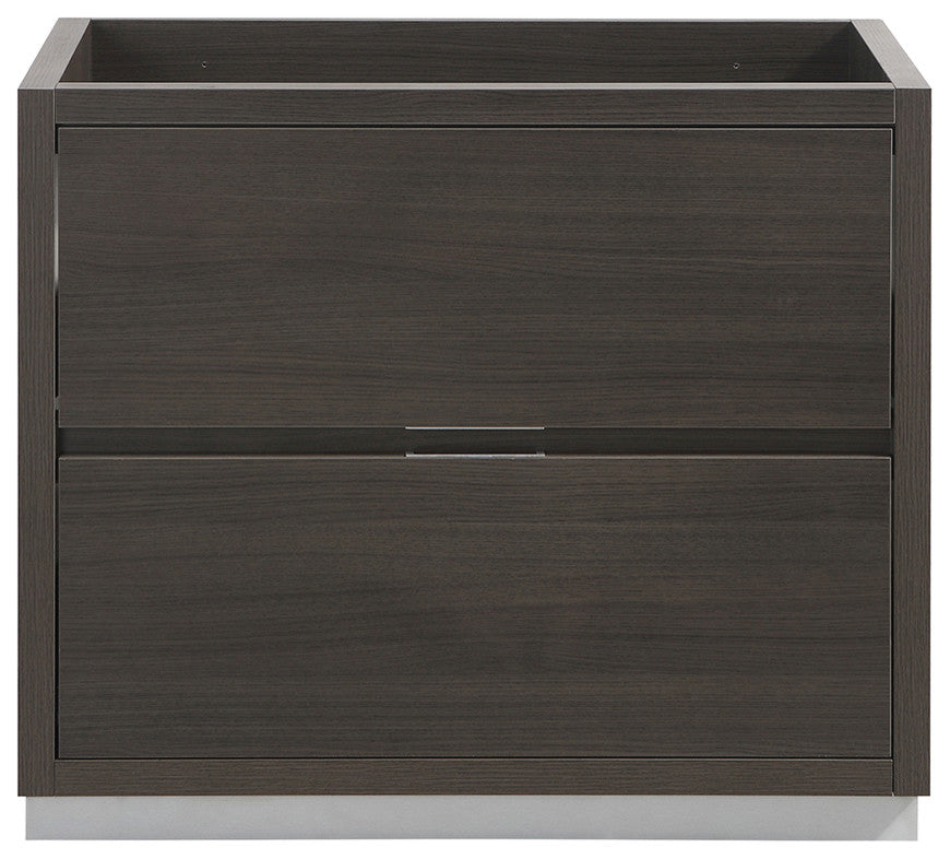 Fresca FCB8436GO Valencia 36" Gray Oak Free Standing Modern Bathroom Cabinet
