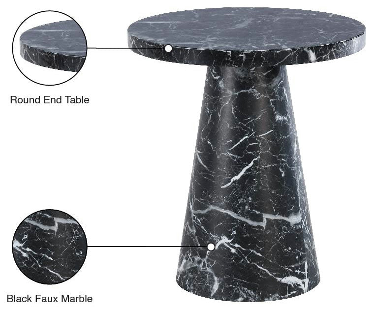 Omni End Table, Black