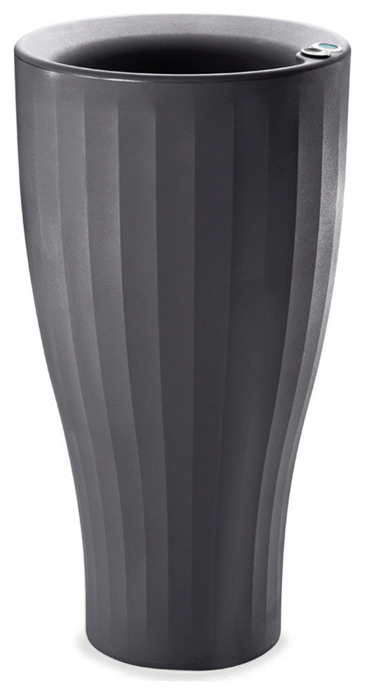 Cup 16" Tall Planter, Slate, 22"