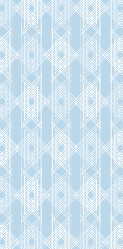 Star Light Decorative Holiday Geometric Print Bath Towel, Light Blue