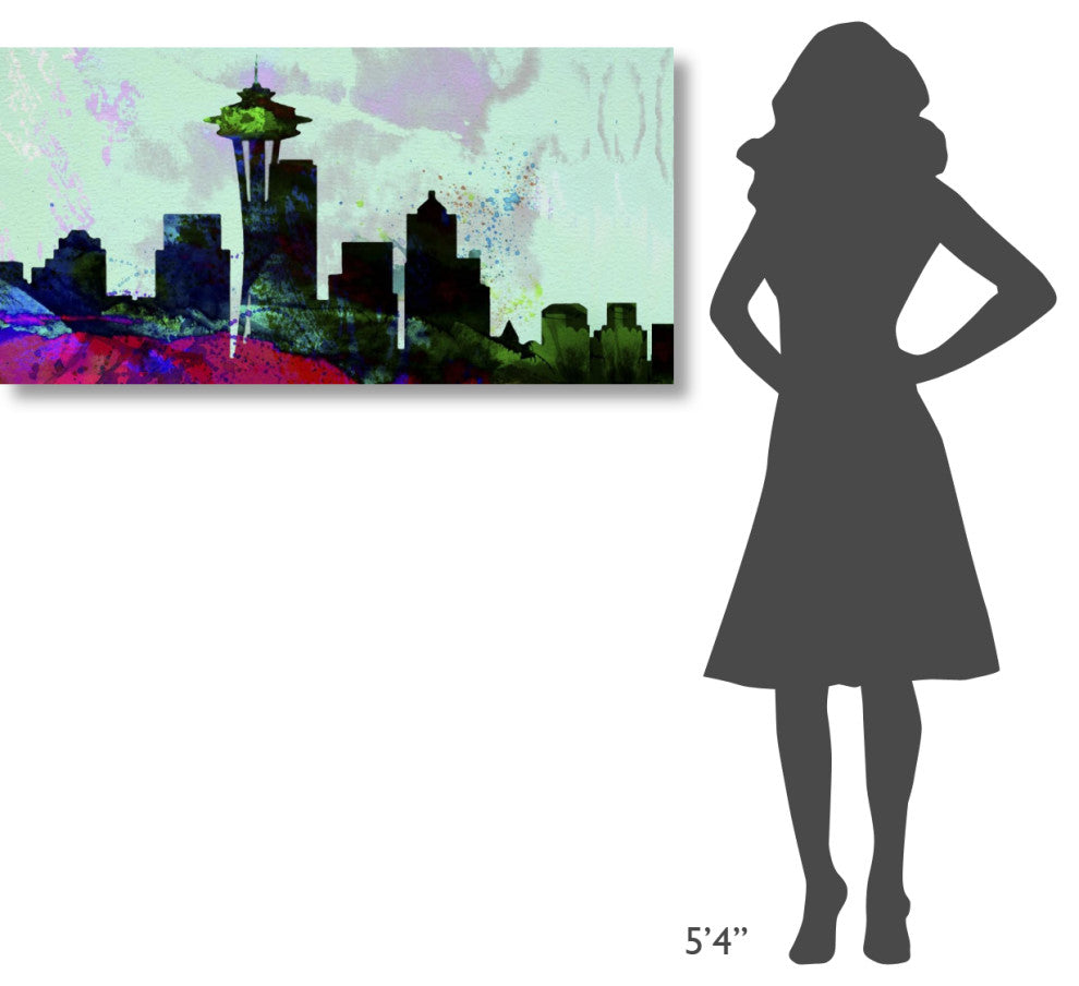 "Seattle City Skyline" Fine Art Print