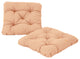 Alma Seat Cushions, Set of 2, Beige