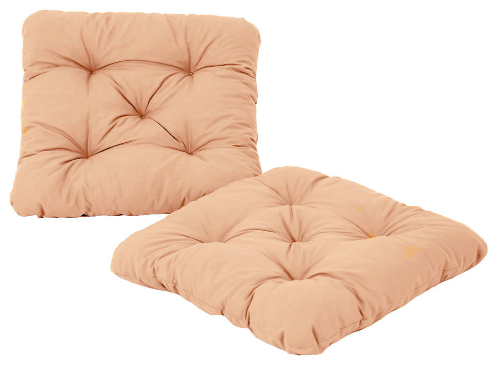 Alma Seat Cushions, Set of 2, Beige
